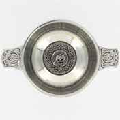 Quaich, Clan Crest, Pewter (4 inch), Clan Buchanan